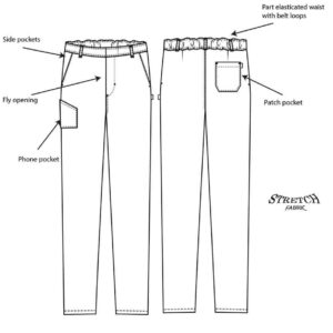 ADC Slim Fit Stretch Trousers