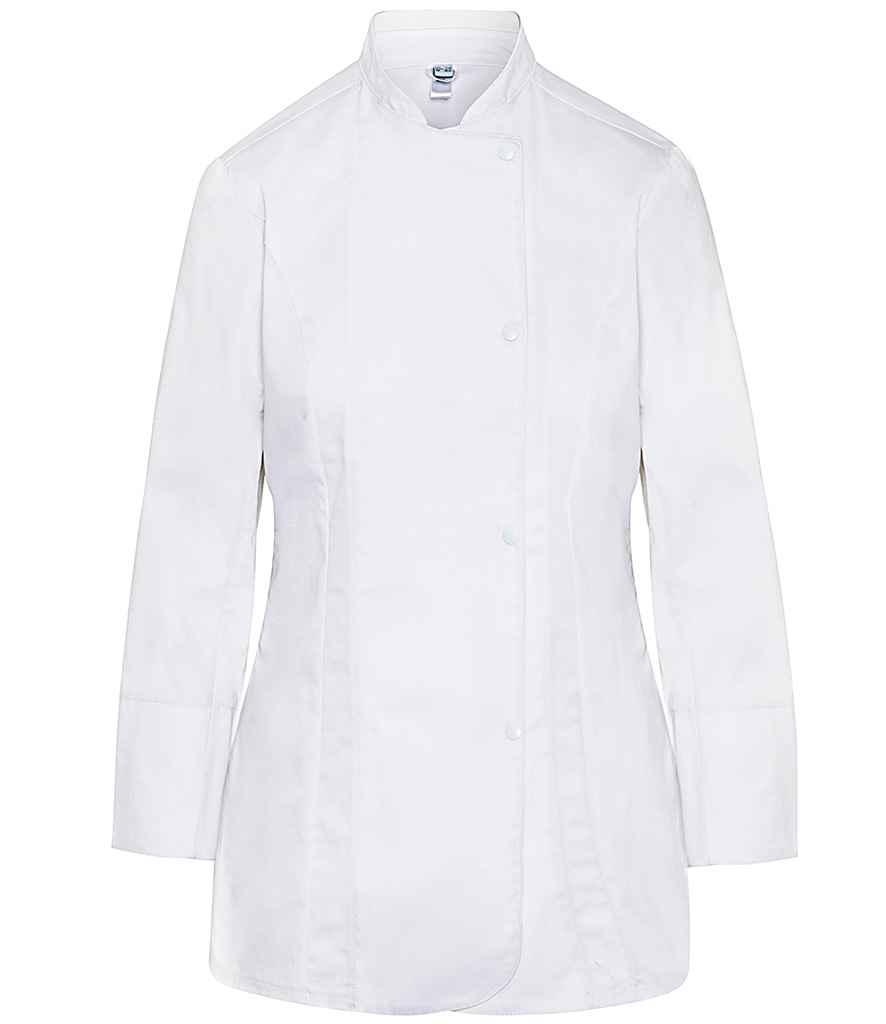 Dennys Ladies Long Sleeve Premium Chef's Jacket - Image 4