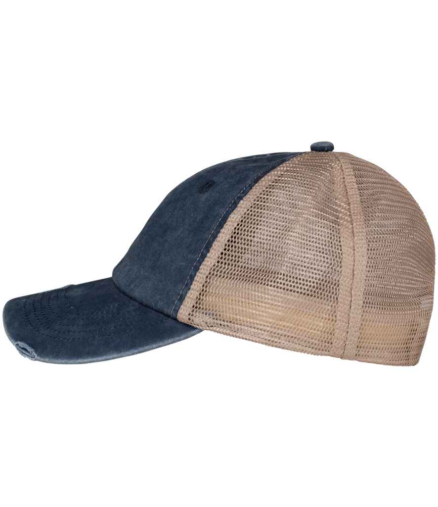 Native Spirit Washed Trucker Destroy Cap - Ravenspring, Clothing ...