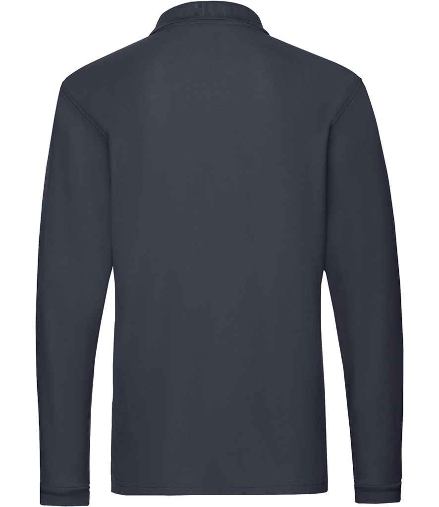 Fruit of the Loom Premium Long Sleeve Cotton Piqué Polo Shirt - Image 8