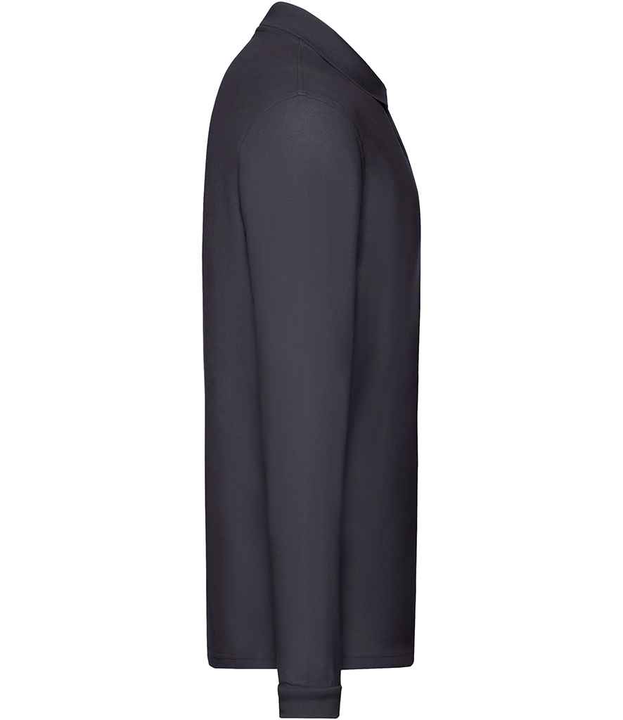 Fruit of the Loom Premium Long Sleeve Cotton Piqué Polo Shirt - Image 9