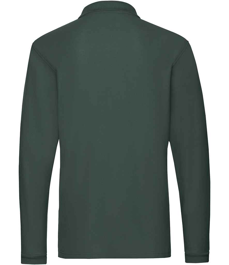 Fruit of the Loom Premium Long Sleeve Cotton Piqué Polo Shirt - Image 19