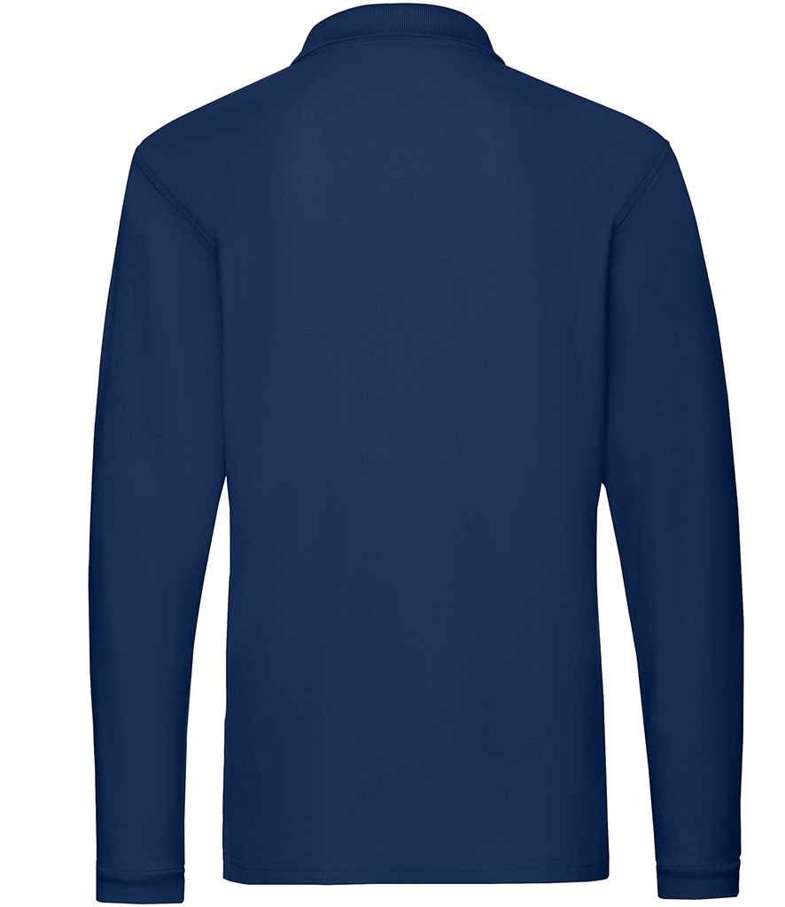 Fruit of the Loom Premium Long Sleeve Cotton Piqué Polo Shirt - Image 12