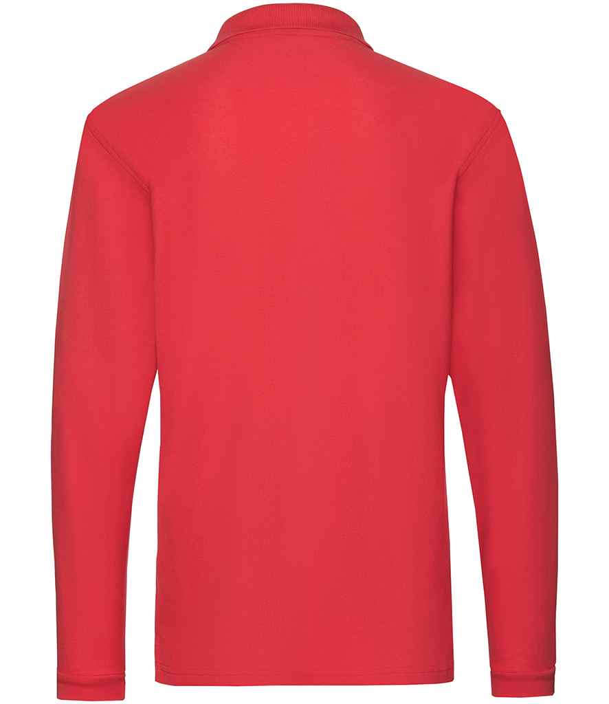 Fruit of the Loom Premium Long Sleeve Cotton Piqué Polo Shirt - Image 25