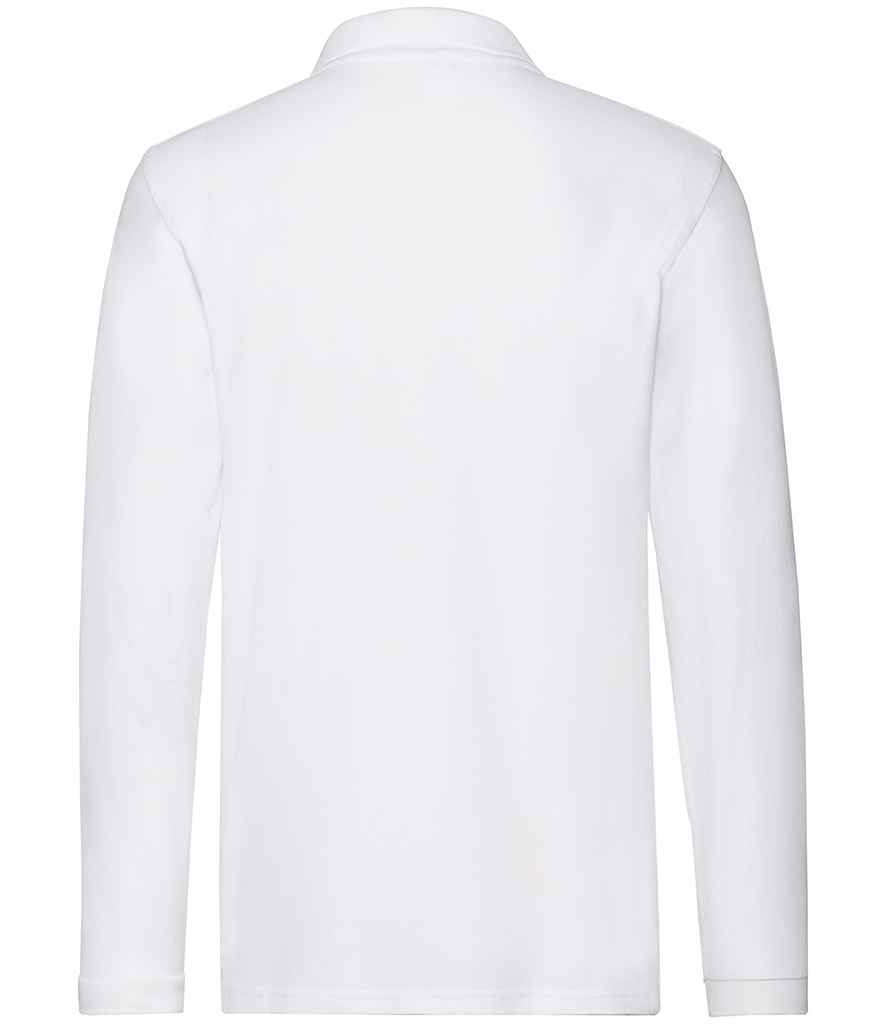 Fruit of the Loom Premium Long Sleeve Cotton Piqué Polo Shirt - Image 5