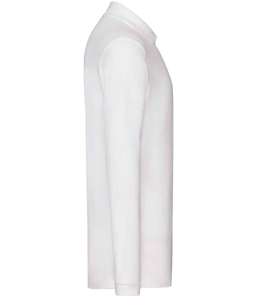 Fruit of the Loom Premium Long Sleeve Cotton Piqué Polo Shirt - Image 6