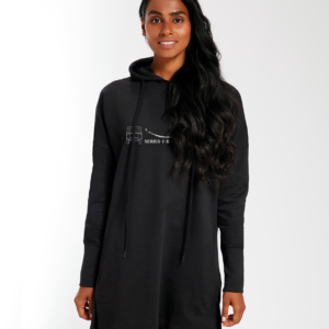 Mantis Ladies Hoodie Dress (Land Rover Series I, II, III Club) (Embroidered)