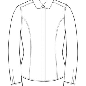 Brook Taverner Ladies Trevi Long Sleeve Poplin Shirt