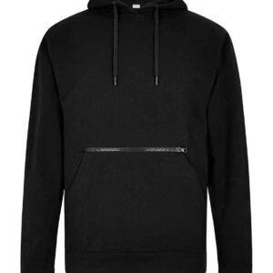 Kustom Kit Regular Fit Piqué Zipped Pocket Hoodie