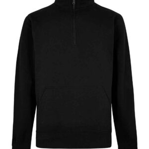 Kustom Kit Regular Fit 1/4 Zip Piqué Sweatshirt