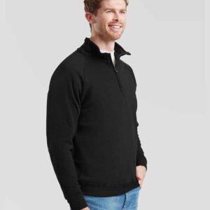 Fruit of the Loom Classic Zip Neck Sweatshirt